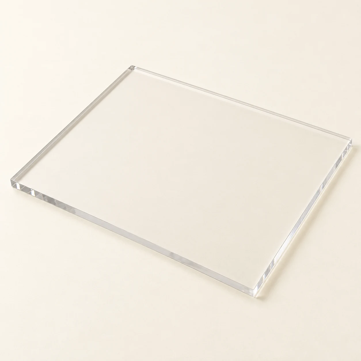Clear inking plate