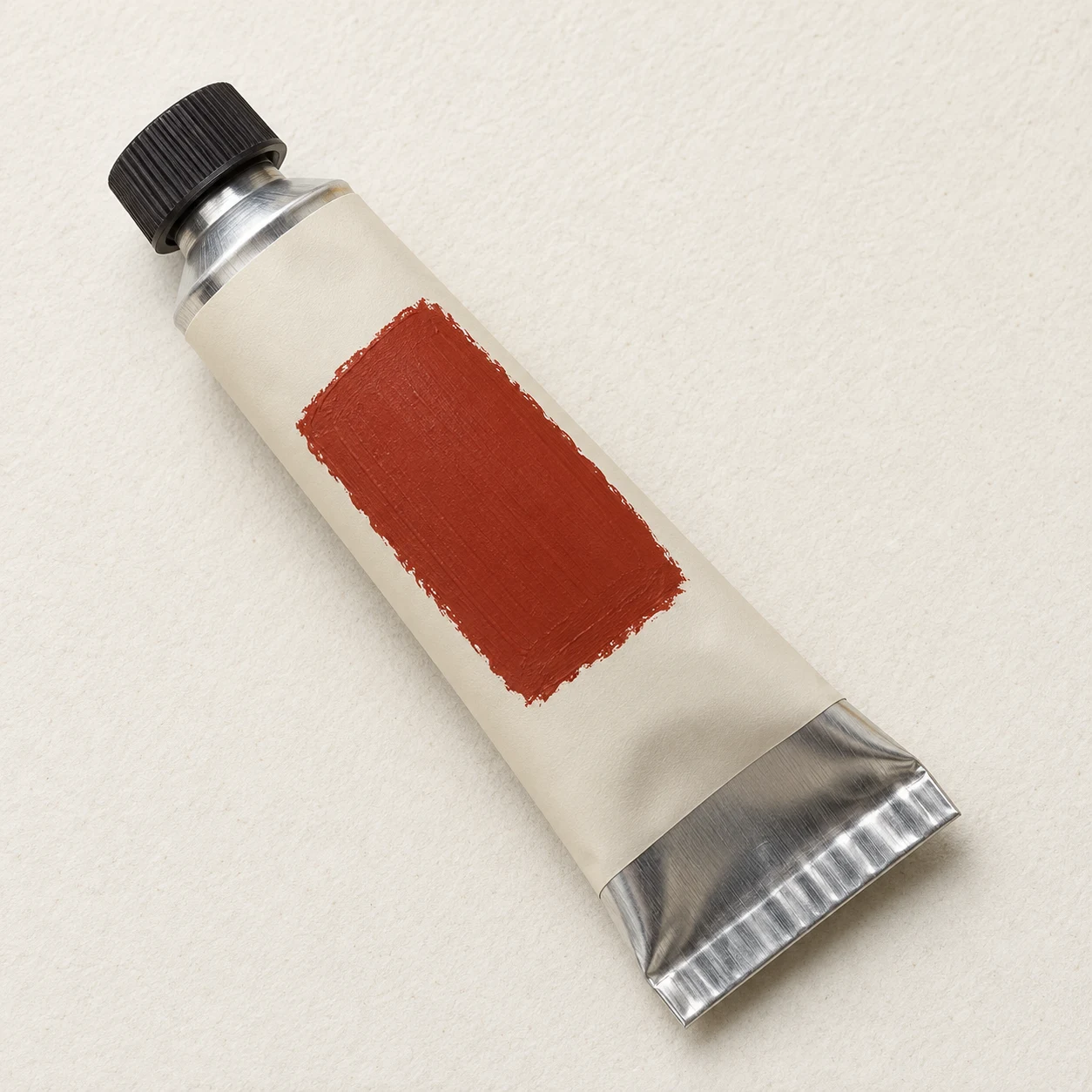 Brick red relief ink