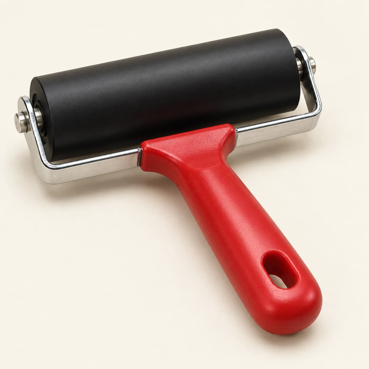 Soft rubber brayer